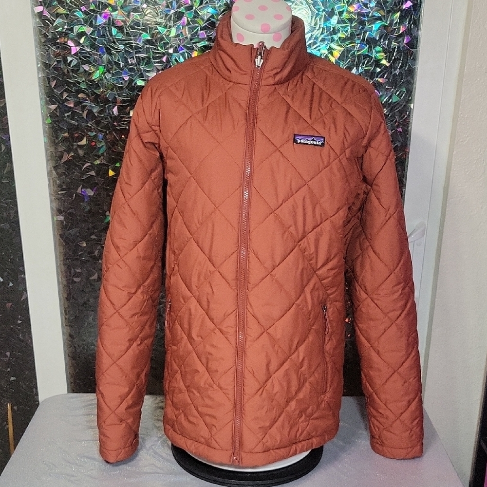 Patagonia Men's 3-in-1 Windsweep Ash Brown/ Orange Quilted Zip Up Jacket SZ: - Picture 1 of 8
